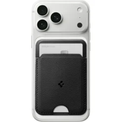 Spigen Iphone 14 Plus|Portfele Magsafe-PORTFEL MAGSAFE S314-1 SLIM FOLD UNIWERSALNY CARD HOLDER CZARNY
