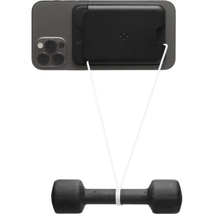 Spigen Iphone 14 Plus|Portfele Magsafe-PORTFEL MAGSAFE VALENTINUS UNIWERSALNY CARD HOLDER CZARNY
