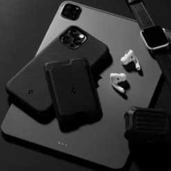 Spigen Iphone 14 Plus|Portfele Magsafe-PORTFEL MAGSAFE VALENTINUS UNIWERSALNY CARD HOLDER CZARNY