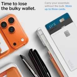 Spigen Iphone 14 Plus|Portfele Magsafe-PORTFEL MASAFE VALENTINUS UNIWERSALNY METALLIC ORANGE