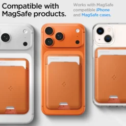 Spigen Iphone 14 Plus|Portfele Magsafe-PORTFEL MASAFE VALENTINUS UNIWERSALNY METALLIC ORANGE