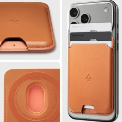 Spigen Iphone 14 Plus|Portfele Magsafe-PORTFEL MASAFE VALENTINUS UNIWERSALNY METALLIC ORANGE