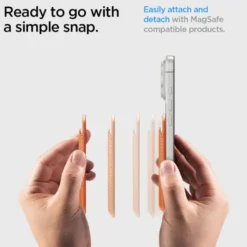 Spigen Iphone 14 Plus|Portfele Magsafe-PORTFEL MASAFE VALENTINUS UNIWERSALNY METALLIC ORANGE