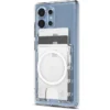 Spigen Portfele Magsafe-PORTFEL SAMSUNG GALAXY S25 SERIES ULTRA HYBRID WALLET MAGSAFE+ CRYSTAL CLEAR