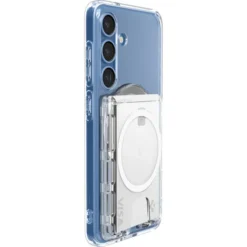 Spigen Portfele Magsafe-PORTFEL SAMSUNG GALAXY S25 SERIES ULTRA HYBRID WALLET MAGSAFE+ CRYSTAL CLEAR