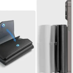 Spigen Iphone 14 Plus|Portfele Magsafe-PORTFEL VALENTINUS PRO MAGSAFE WALLET CZARNY