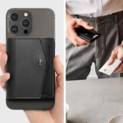 Spigen Iphone 14 Plus|Portfele Magsafe-PORTFEL VALENTINUS PRO MAGSAFE WALLET CZARNY
