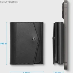 Spigen Iphone 14 Plus|Portfele Magsafe-PORTFEL VALENTINUS PRO MAGSAFE WALLET CZARNY