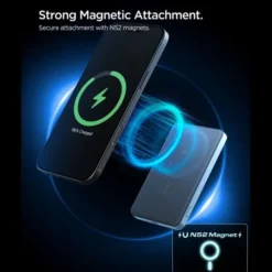 Spigen Iphone 14 Plus|Iphone 13-POWERBANK EA2205MQ ESSENTIAL MAGSAFE 5000MAH 22.5W QI2 TEAL BLUE