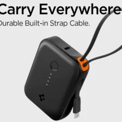 Spigen Ładowarki|Powerbanki-POWERBANK ESSENTAIL EA3010BT POWER BANK 10000 MAH 30W BLACK