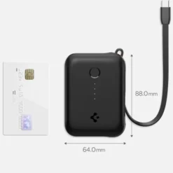 Spigen Ładowarki|Powerbanki-POWERBANK ESSENTAIL EA3010BT POWER BANK 10000 MAH 30W BLACK