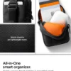 Spigen Torby|Portfele Magsafe-SASZETKA MAGSAFE PORTABLE ORGANIZER POUCH TINTAPZIP MAGSAFE BLACK