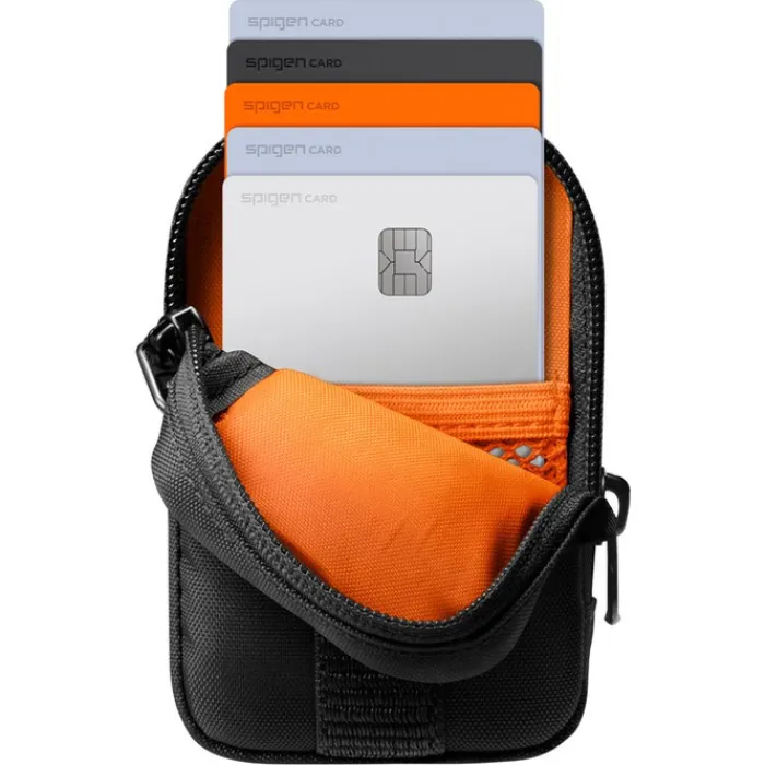 Spigen Torby|Portfele Magsafe-SASZETKA MAGSAFE PORTABLE ORGANIZER POUCH TINTAPZIP MAGSAFE BLACK