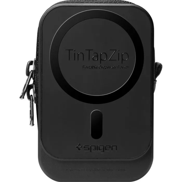 Spigen Torby|Portfele Magsafe-SASZETKA MAGSAFE PORTABLE ORGANIZER POUCH TINTAPZIP MAGSAFE BLACK