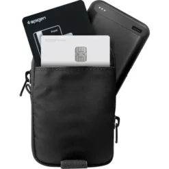 Spigen Torby|Portfele Magsafe-SASZETKA MAGSAFE PORTABLE ORGANIZER POUCH TINTAPZIP MAGSAFE BLACK