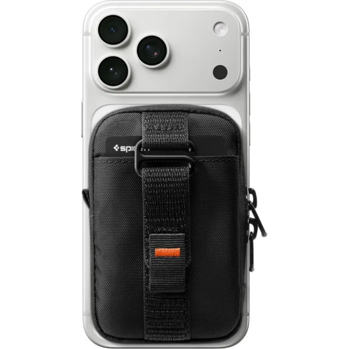 Spigen Torby|Portfele Magsafe-SASZETKA MAGSAFE PORTABLE ORGANIZER POUCH TINTAPZIP MAGSAFE BLACK