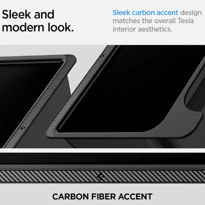 Spigen Tesla-SCHOWEK TESLA MODEL Y REAR UNDER AIR OUTLET STORAGE BOX BLACK
