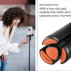 Spigen Selfie Stick-SELFIE STICK S541W BLUETOOTH TRIPOD BLACK