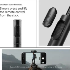 Spigen Selfie Stick-SELFIE STICK S541W BLUETOOTH TRIPOD BLACK