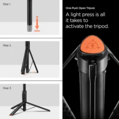 Spigen Selfie Stick-SELFIE STICK S541W BLUETOOTH TRIPOD BLACK