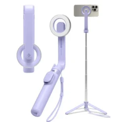 Spigen Selfie Stick-SELFIE STICK S571W MAGSAFE BLUETOOTH STATYW FIOLETOWY