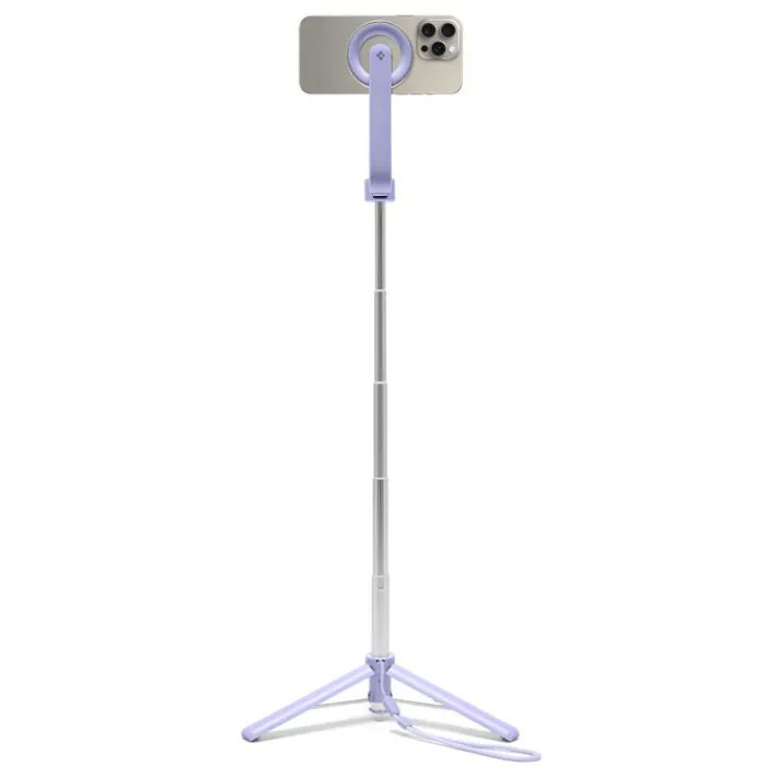 Spigen Selfie Stick-SELFIE STICK S571W MAGSAFE BLUETOOTH STATYW FIOLETOWY