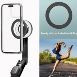 Spigen Selfie Stick-SELFIE STICK S571W MAGSAFE BLUETOOTH STATYW CZARNY