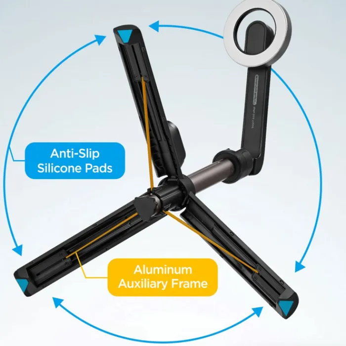 Spigen Selfie Stick-SELFIE STICK S571W MAGSAFE BLUETOOTH STATYW CZARNY