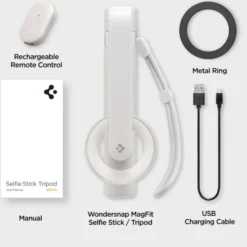 Spigen Selfie Stick-SELFIE STICK S571W MAGSAFE BLUETOOTH STATYW BEŻOWY