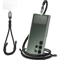 Spigen Inne|Smycze-Smycz uniwersalna STRAP SET CROSSBODY & WRIST BLACK