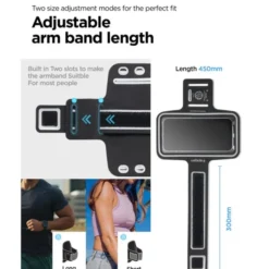Spigen Inne|Etui Do Biegania-A703 DYNAMIC SHIELD ARMBAND BLACK
