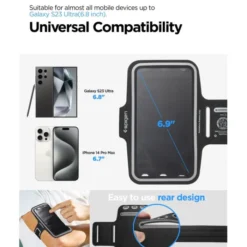 Spigen Inne|Etui Do Biegania-A703 DYNAMIC SHIELD ARMBAND BLACK