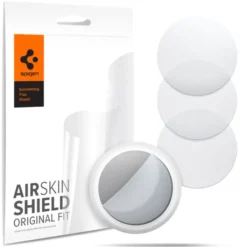 Spigen Lokalizatory-Airskin 4-Set Apple Airtag Folia Hydrożelowa Matte Clear
