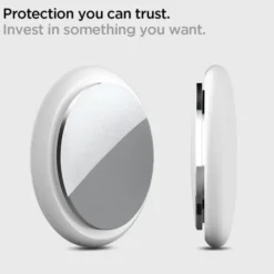 Spigen Lokalizatory-Airskin 4-Set Apple Airtag Folia Hydrożelowa Matte Clear