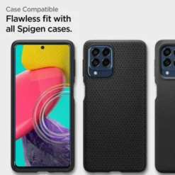 Spigen Samsung|Galaxy M53-ALM GLASS FC GALAXY M53 5G Szkło hartowane BLACK