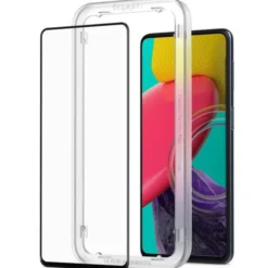 Spigen Samsung|Galaxy M53-ALM GLASS FC GALAXY M53 5G Szkło hartowane BLACK