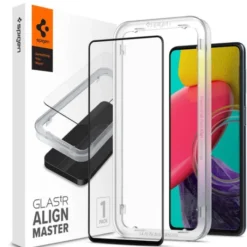 Spigen Samsung|Galaxy M53-ALM GLASS FC GALAXY M53 5G Szkło hartowane BLACK