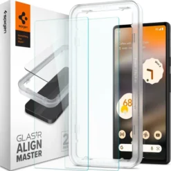 Spigen Pixel 6A|Google-ALM GLAS.TR SLIM SZKŁO HARTOWANE 2-PACK GOOGLE PIXEL 6A