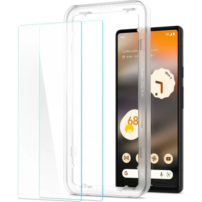 Spigen Pixel 6A|Google-ALM GLAS.TR SLIM SZKŁO HARTOWANE 2-PACK GOOGLE PIXEL 6A