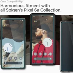 Spigen Pixel 6A|Google-ALM GLAS.TR SLIM SZKŁO HARTOWANE 2-PACK GOOGLE PIXEL 6A