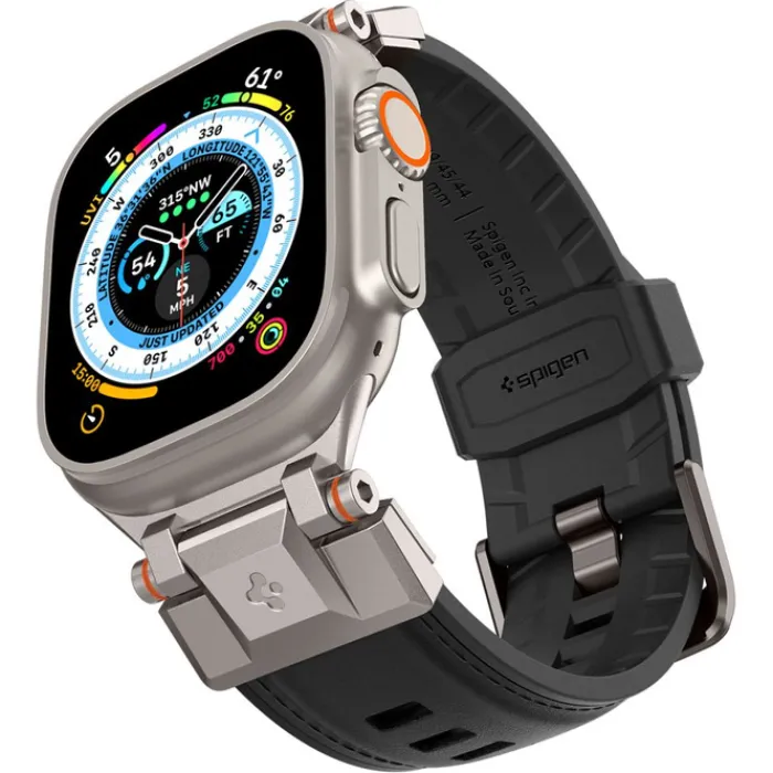 Spigen Apple Watch 5 42Mm|Apple Watch 5 45Mm-DURAPRO ARMOR PU APPLE WATCH 4 / 5 / 6 / 7 / 8 / 9 / SE / ULTRA 1 / 2 (42 / 44 / 45 / 49 MM) BLACK