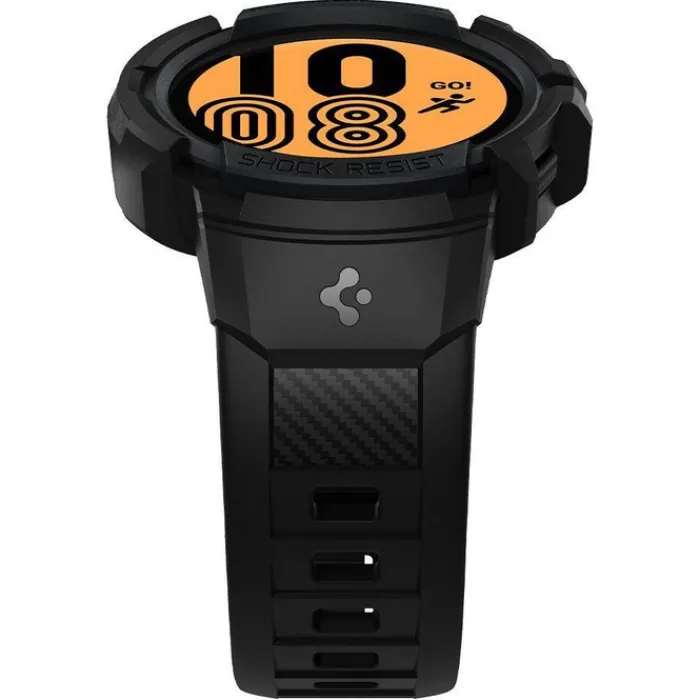 Spigen Galaxy Watch 4 40Mm|Samsung-Galaxy Watch 4 40 MM Rugged Armor ”pro” Pasek Charcoal Grey