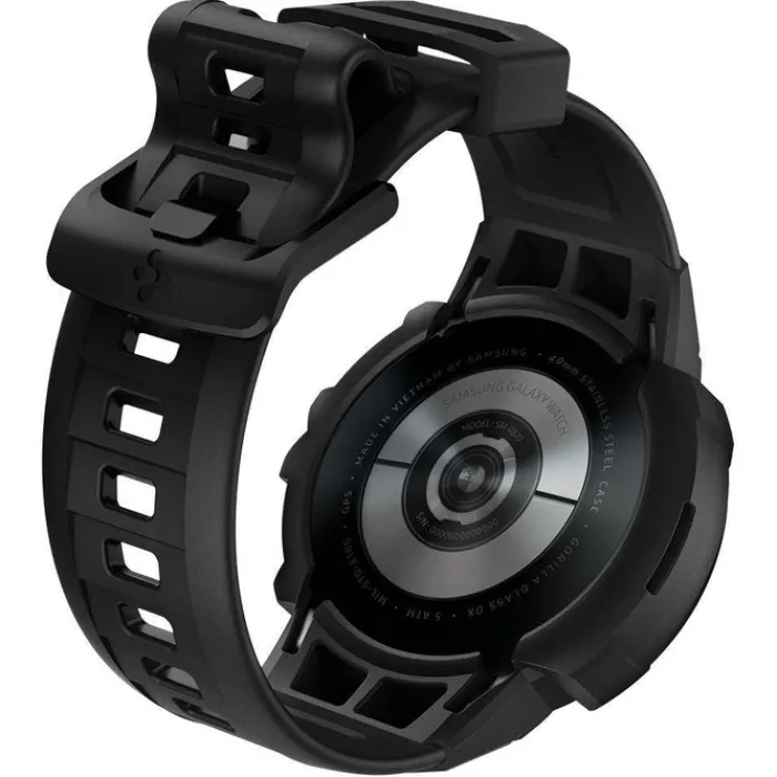 Spigen Galaxy Watch 4 40Mm|Samsung-Galaxy Watch 4 40 MM Rugged Armor ”pro” Pasek Charcoal Grey