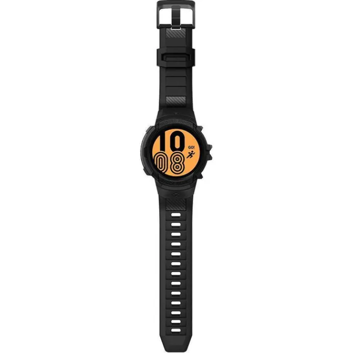 Spigen Galaxy Watch 4 40Mm|Samsung-Galaxy Watch 4 40 MM Rugged Armor ”pro” Pasek Charcoal Grey