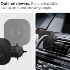 Spigen Iphone 14 Plus|Uchwyty Magnetyczne-ITS12 Magnetic Uchwyt Do Kratki Magsafe Vent Car Mount Black