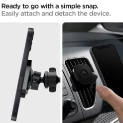 Spigen Iphone 14 Plus|Uchwyty Magnetyczne-ITS12 Magnetic Uchwyt Do Kratki Magsafe Vent Car Mount Black