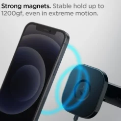 Spigen Iphone 14 Plus|Uchwyty Magnetyczne-Its12 W Onetap Magnetic Magsafe Vent Car Charger 7.5 W Uchwyt Do Kratki Black