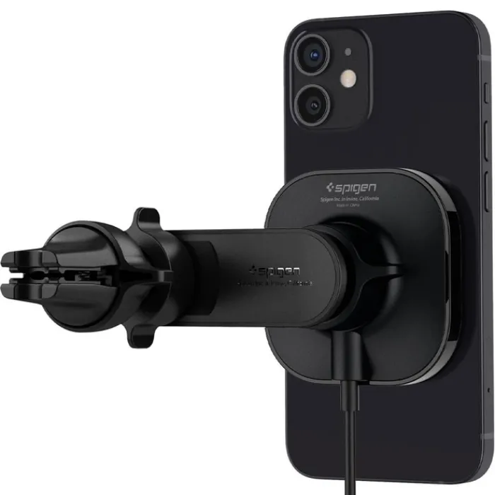 Spigen Iphone 14 Plus|Uchwyty Magnetyczne-Its12 W Onetap Magnetic Magsafe Vent Car Charger 7.5 W Uchwyt Do Kratki Black