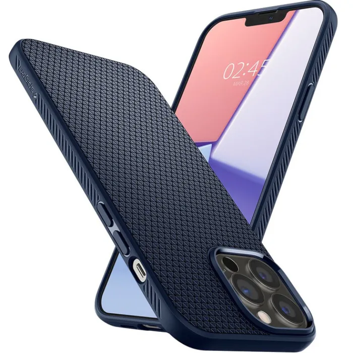 Spigen Iphone 13 Pro|Apple-Liquid Air iPhone 13 Pro Etui Navy Blue Case