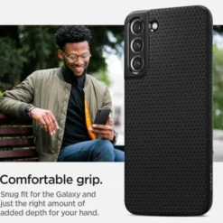 Spigen Samsung|Galaxy S22 Plus-Liquid Air S22 PLUS ETUI MATTE Czarny Case